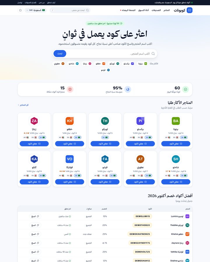 مخطط الصفحة الرئيسية «البحث أولًا»